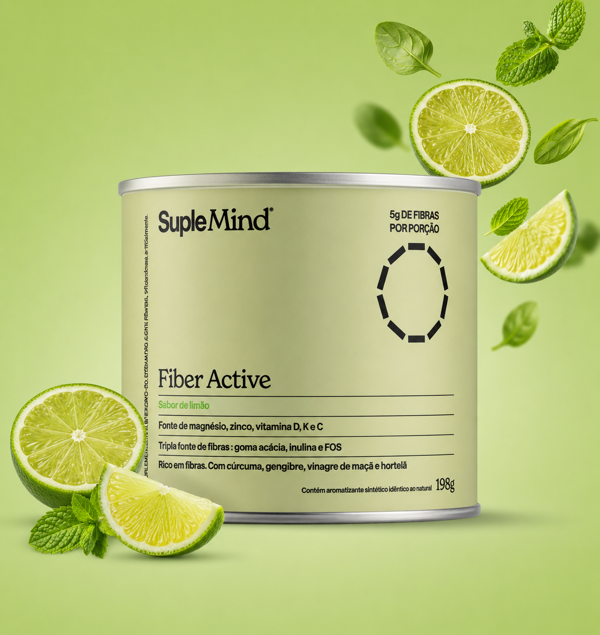 Fiber Active SupleMind — suplemento para saúde intestinal e bem-estar digestivo