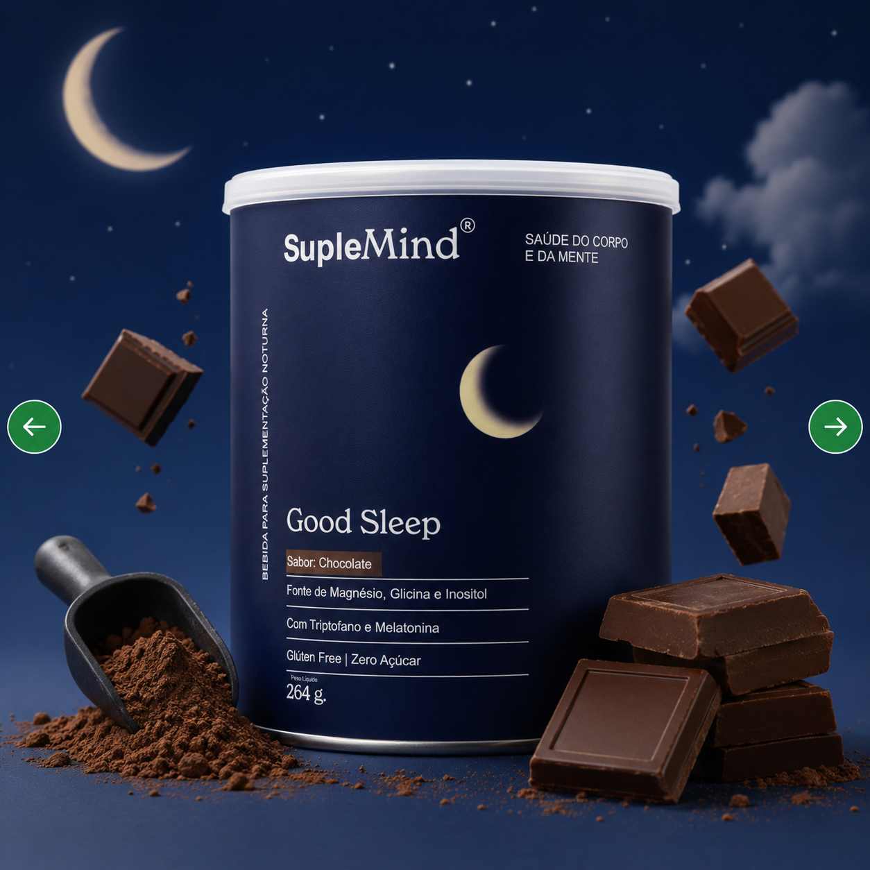 Good Sleep SupleMind — gummy de sono com melatonina e magnésio